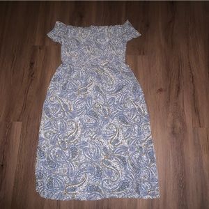 Off the shoulder dress